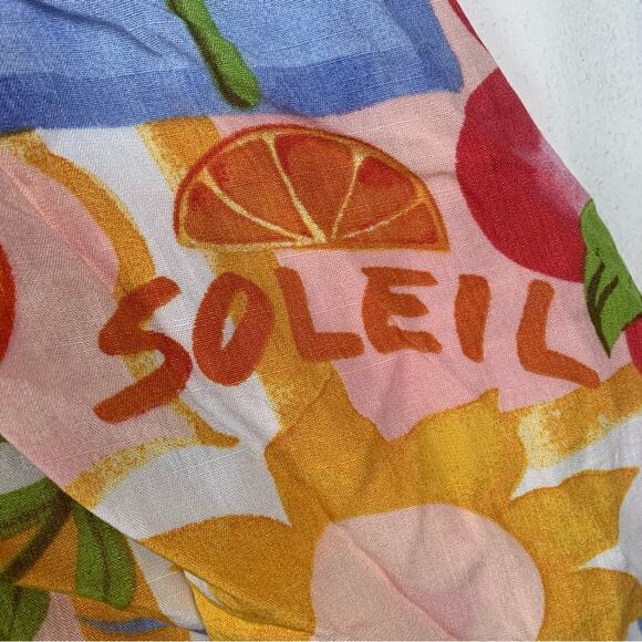 White Closet women's large Element Multicolor Floral Dress maxi tropical farm ri - Picture 10 of 14